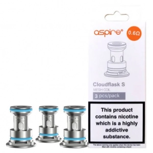 0.6 Cloudflask S 3 Pk Coils – by Aspire
